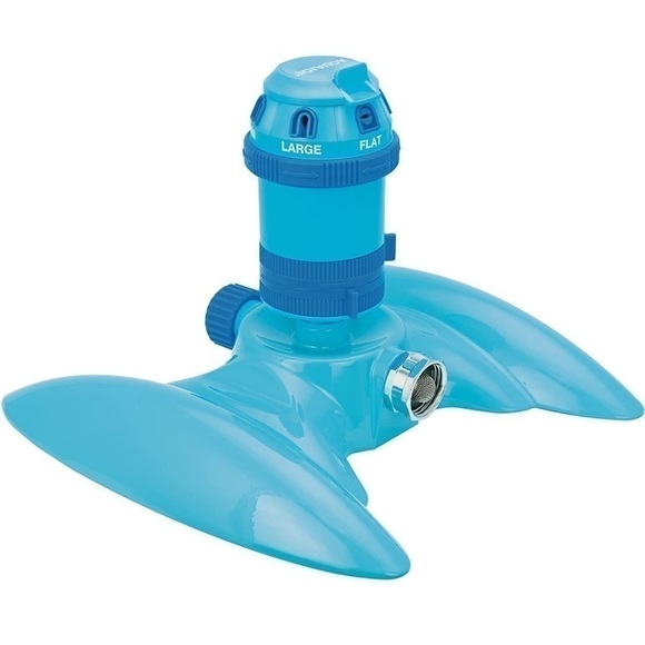 3/$15 𝅺aqua Joe AJ-MSSBM6 6-Pattern Turbo Drive 360 Degree Sprinkler - Picture 2 of 9